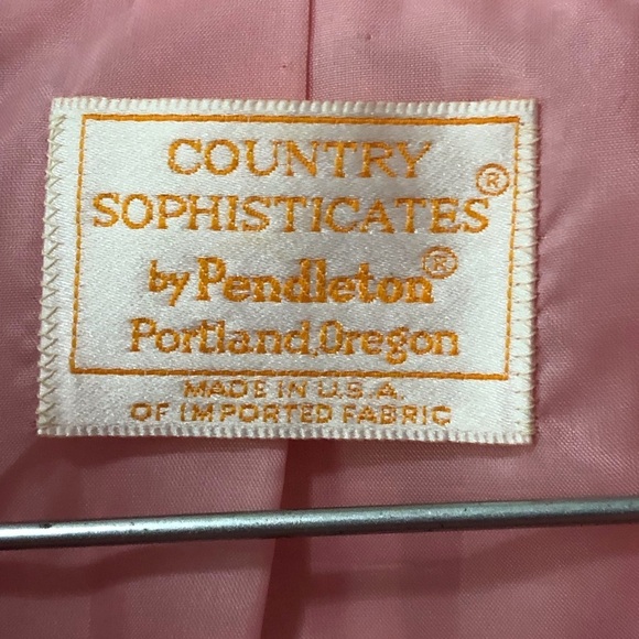 Vintage Pink Suit from Country Sophisticates by Pendleton Size 8 - Picture 2 of 11